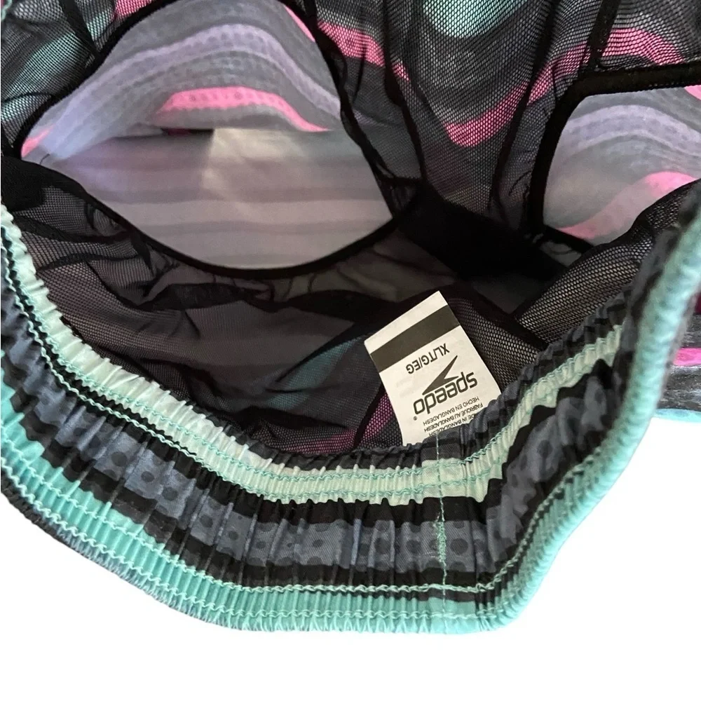 Speedo Kids Striped Swim Shorts - Multicolor
